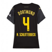 Borussia Dortmund Nico Schlotterbeck #4 Replika Bortatröja Dam 2024-25 Kortärmad